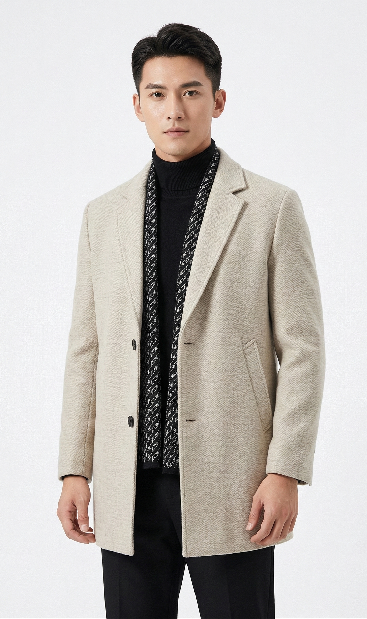 Long Coat Off White