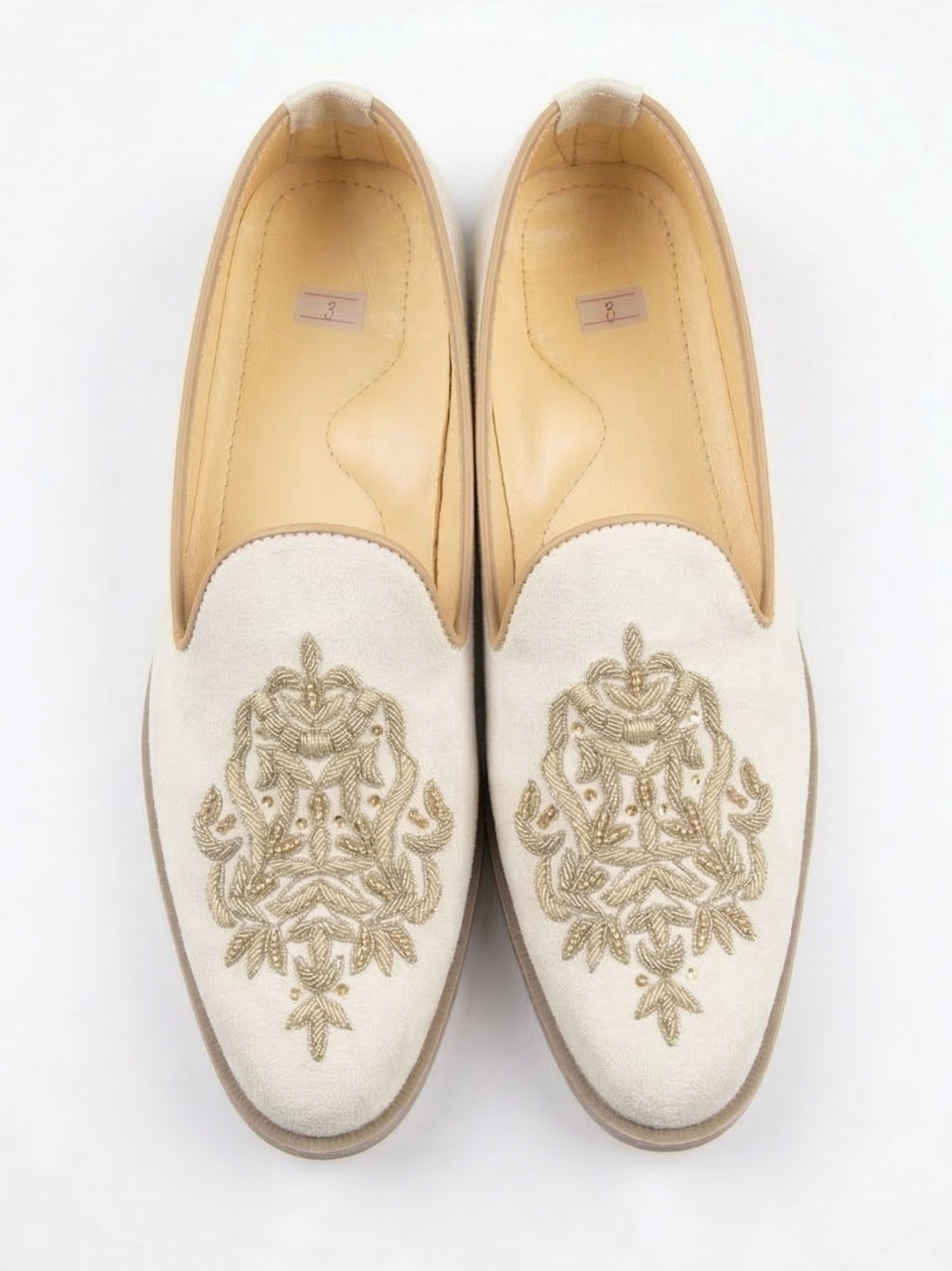 Royal Ivory Embroidered Prince Coat - View 3