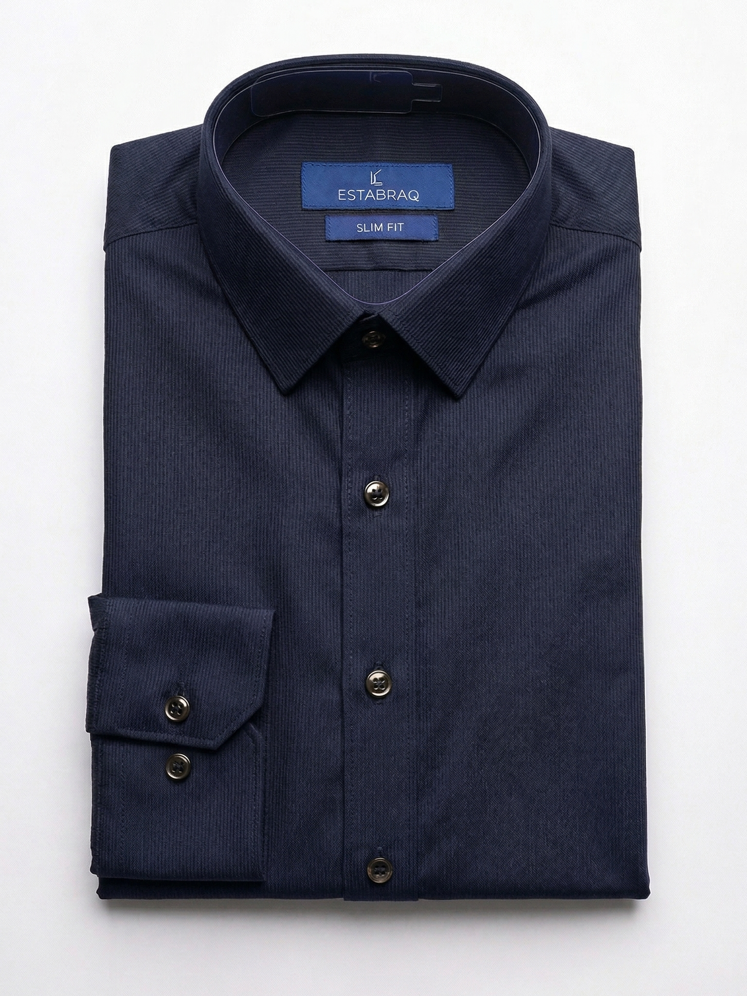 Dark Blue Dress Shirt - View 2